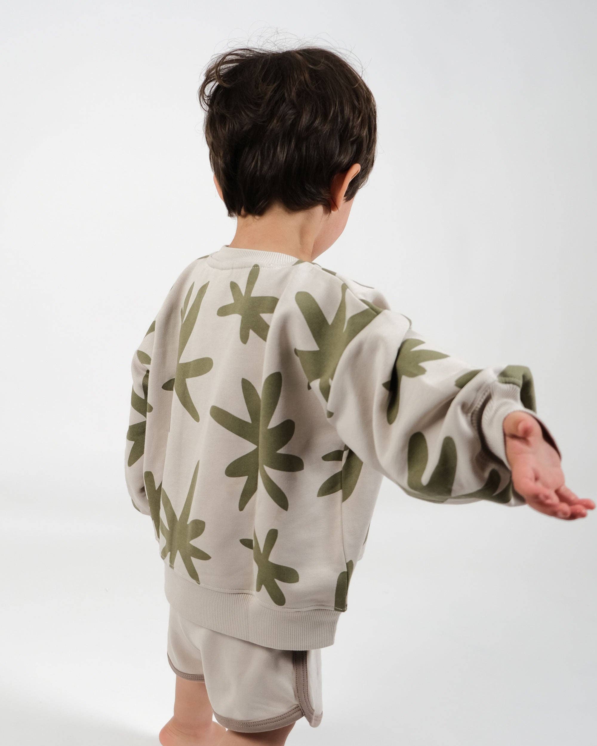 Babu - Wholesale Sweatshirt - Kids - Sweatshirt - Olive Star5
