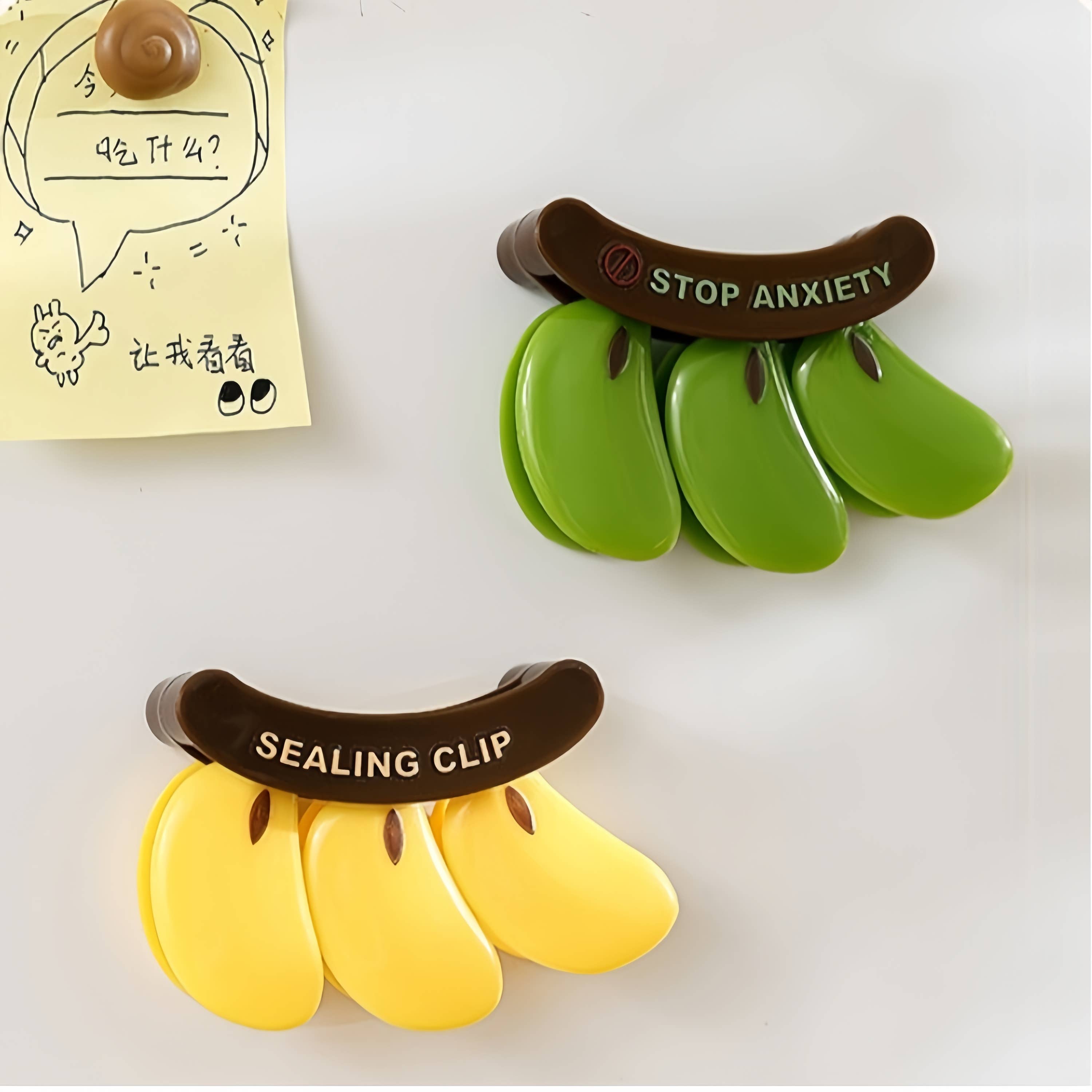 Otterware - Wholesale Kitchen Tool/Gadget - Magnetic Banana Multi-Clips (Set of 3 Sealers)12