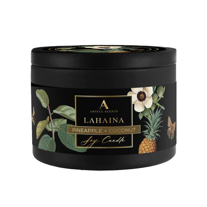 Artful Scents - Wholesale Jar/Filled Candle - Lahaina Candle - Pineapple + Coconut4