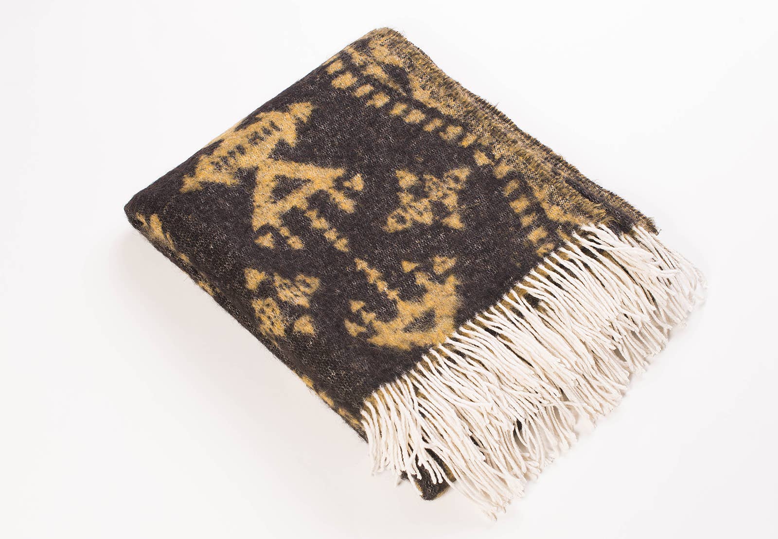 Beat Collection by Lanificio Idealtex Srl – Engroshandel Tæppe – Tribal uld- og alpaka-plaid med etnisk jacquardmønster17