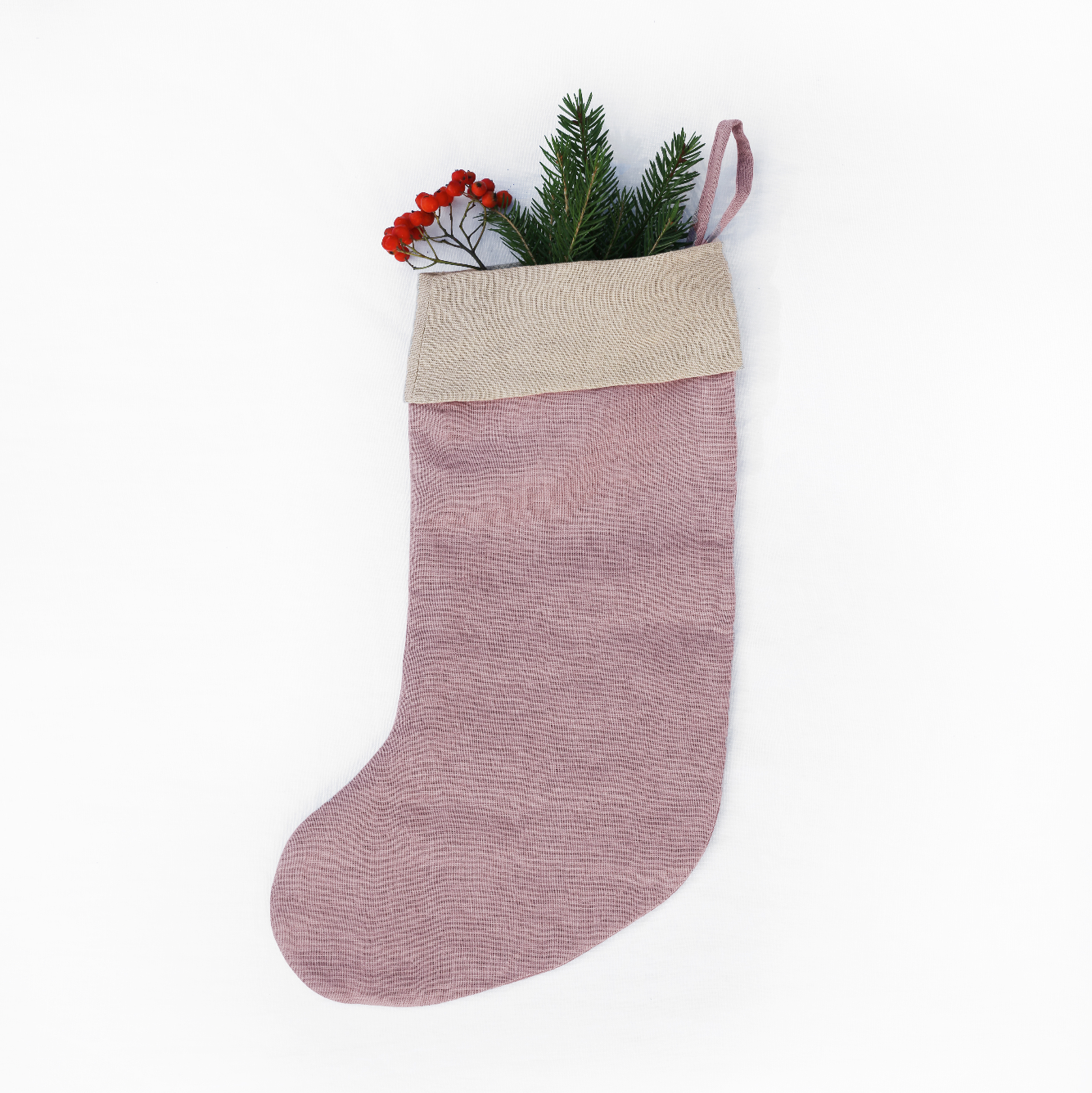 MagicLinen (We handle U.S. import procedures for you) - Wholesale Holiday Stocking - Linen Christmas stockings in 5 colours | Zero-Waste1