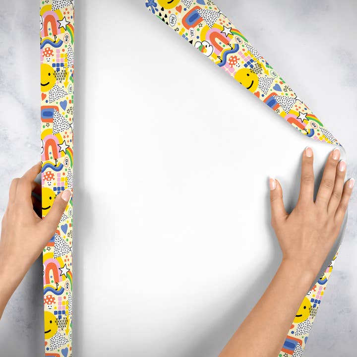 Jillson & Roberts - Wholesale Wrapping Paper Roll - Happy Party - Wrap - Rolls3