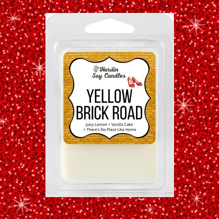 Yellow Brick Road Soy Wax Melt for wholesale by Hardin Soy Candles/Peoria Book Rack