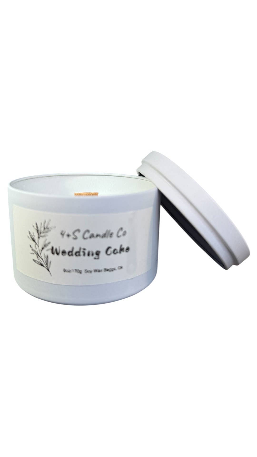 4S Candle Co - Wholesale Jar/Filled Candle - Tin Soy Wax Candle (Variety of Colors)4