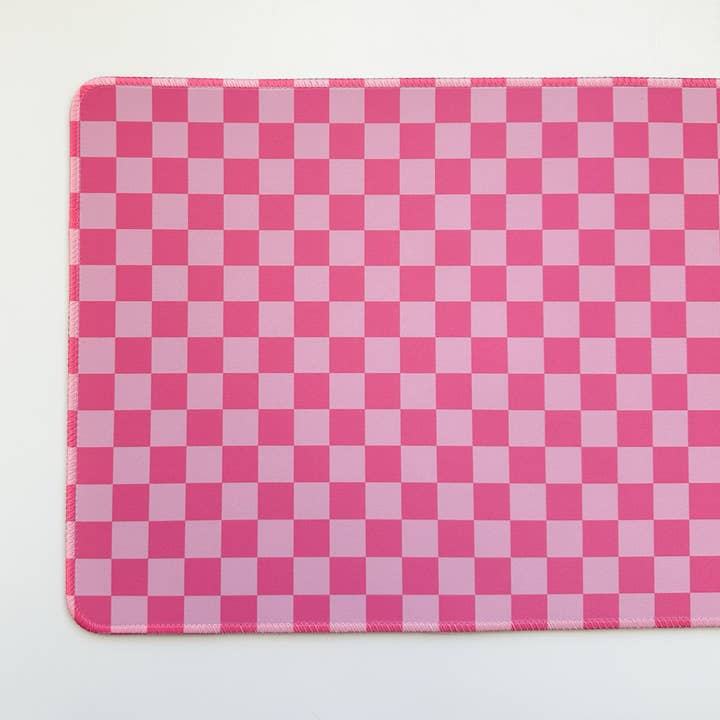 Pink Checker Desk Pad for wholesale by Eleven