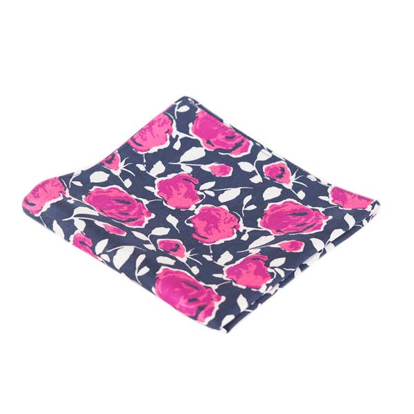 Pink Roses Pocket Square för wholesale av COCHIC