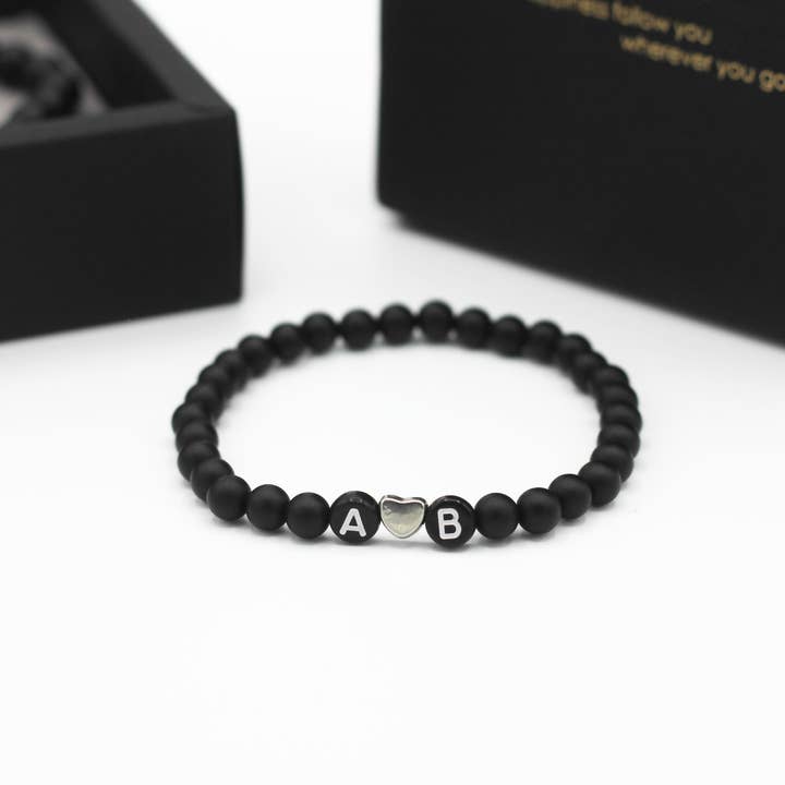 HAYSTYLE - Wholesale Beaded Bracelet - Alphabet Partner Bracelet - Couple Bracelet