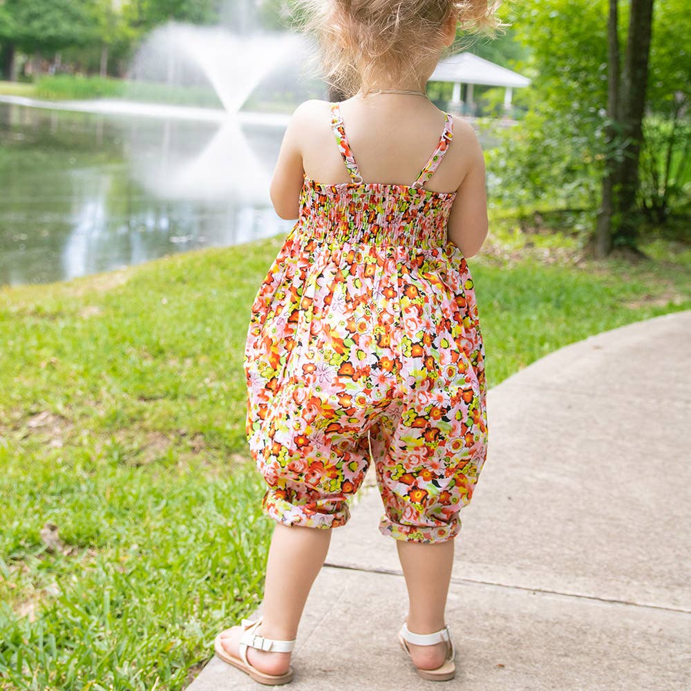 SISSYMINI - Wholesale Jumpsuit - Kids - Button-Hem Ankle Jumper For Girls & Toddler 747-21510