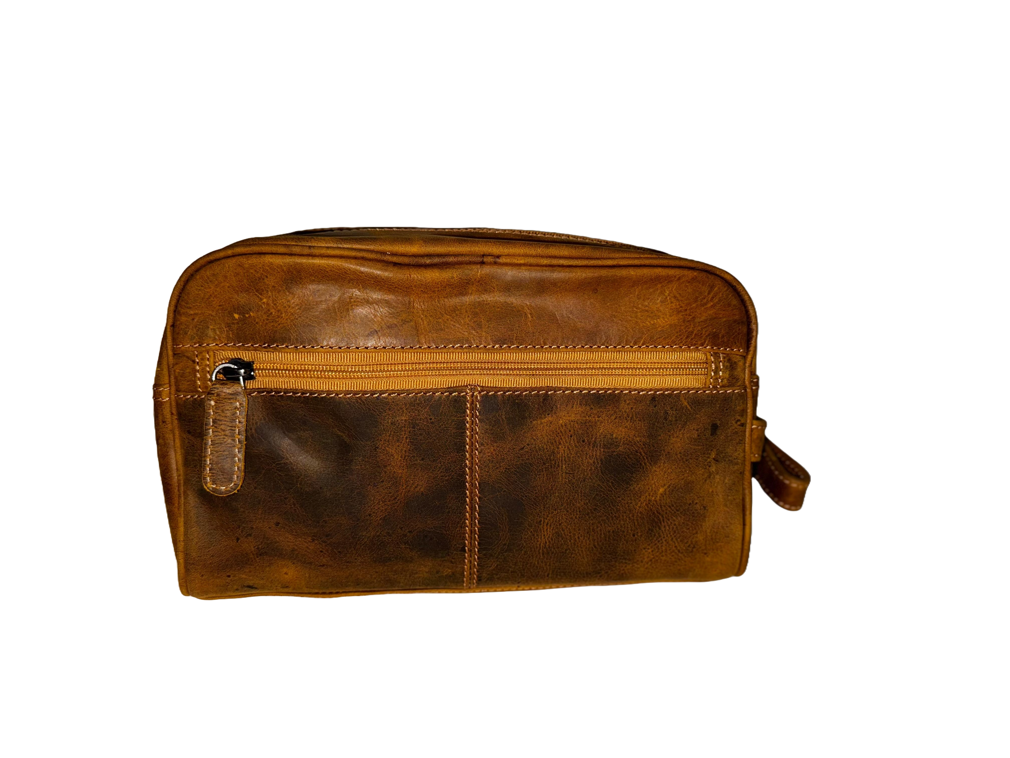 Greenwood Leather – wholesale Toiletry bag – Unisex – Leather Banff Toiletry Bag4