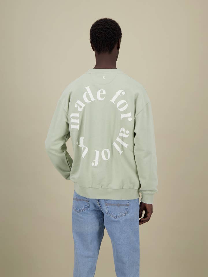 Sweatshirt Feito Para Todos Nós - Matcha por atacado de COLOURS & SONS