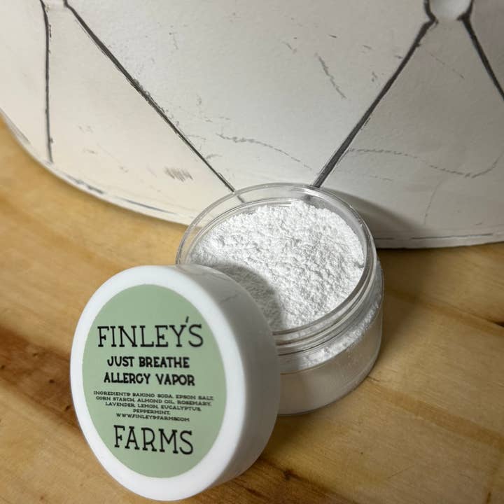 Finleys Farms - Wholesale Shower Steamer/Bomb - Finley’s Farms “Just Breathe” Allergy Vapor Powder6