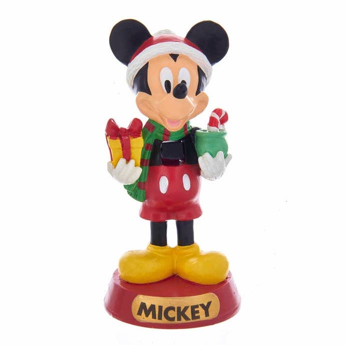 4"RESIN MICKEY MINI NUTCRACKER for wholesale by Kurt S. Adler, Inc.