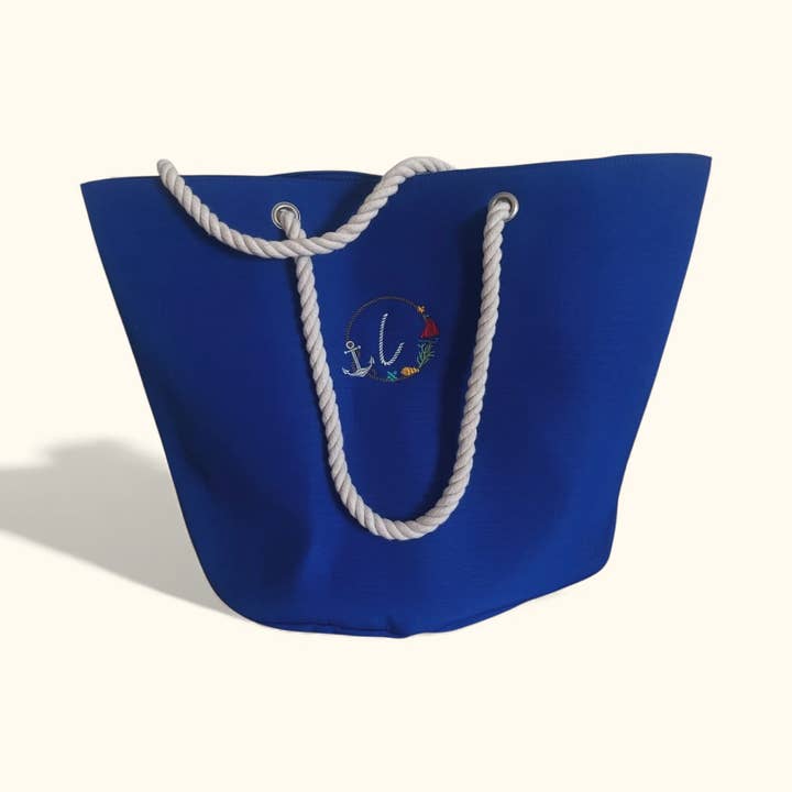 426 Creative – wholesale Beach bag – Rope Handle Boat bag, vacation beach bag with initial, 2