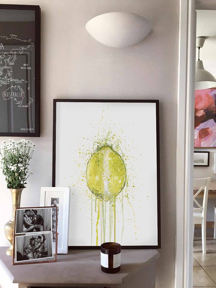 Wandbild „Limettenfrucht“ für den Großhandel von We Love Prints