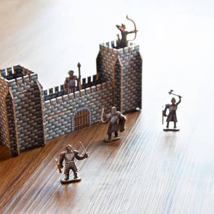 Gespänsterwald – Engroshandel DIY-hobbysæt – Børn – 3D håndværk sæt „Knight's Castle“2