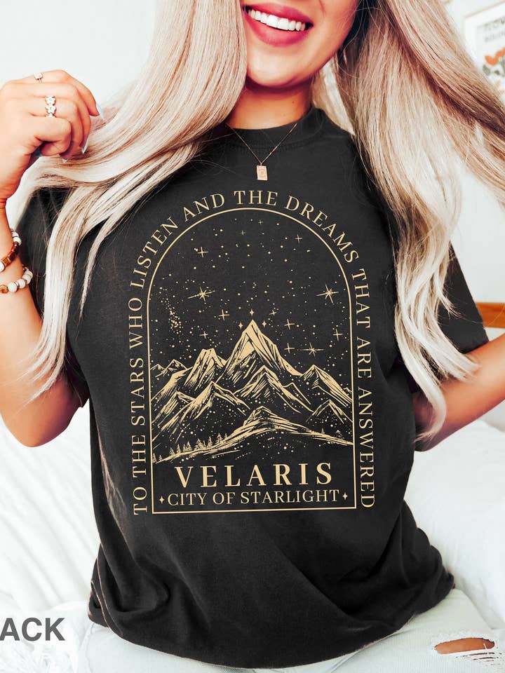 TheKingShirt - Wholesale Graphic Sweatshirt - Women's - To the Stars and Dreams Tee - Velaris Collection