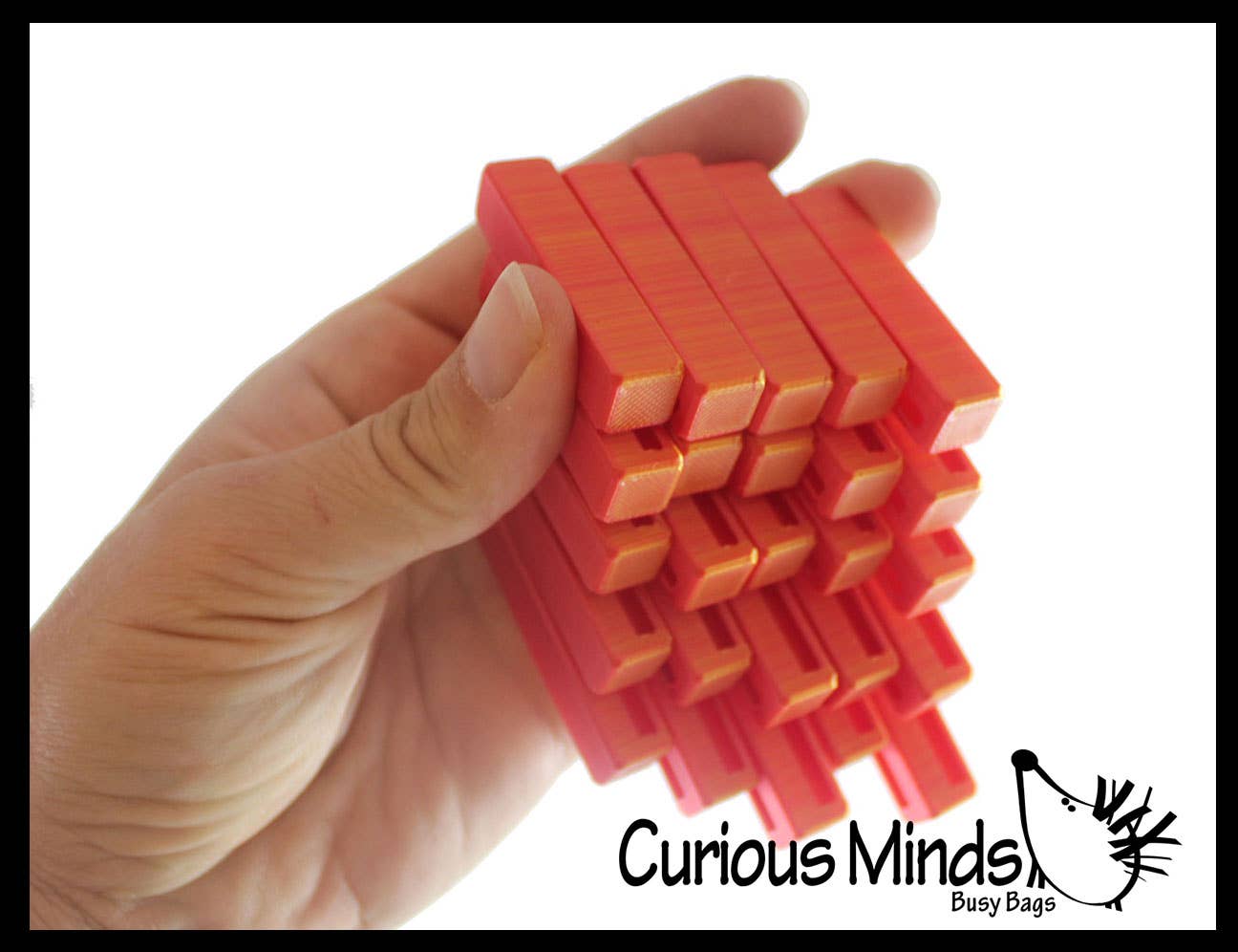 Curious Minds Toys - Wholesale Fidget Toy - Kids - 1 - 3D Printed Shape Shifting Pixel Cube - Sliding Transform4