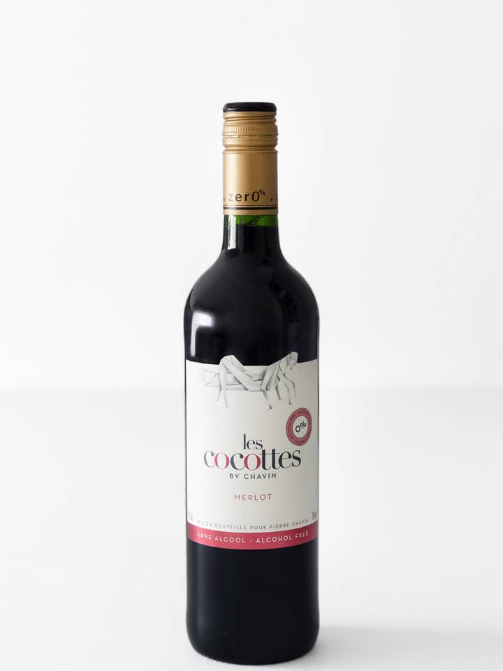 Les Cocottes Merlot Alcohol Free Wine 750ml for wholesale by Wines-Non-Alcohol