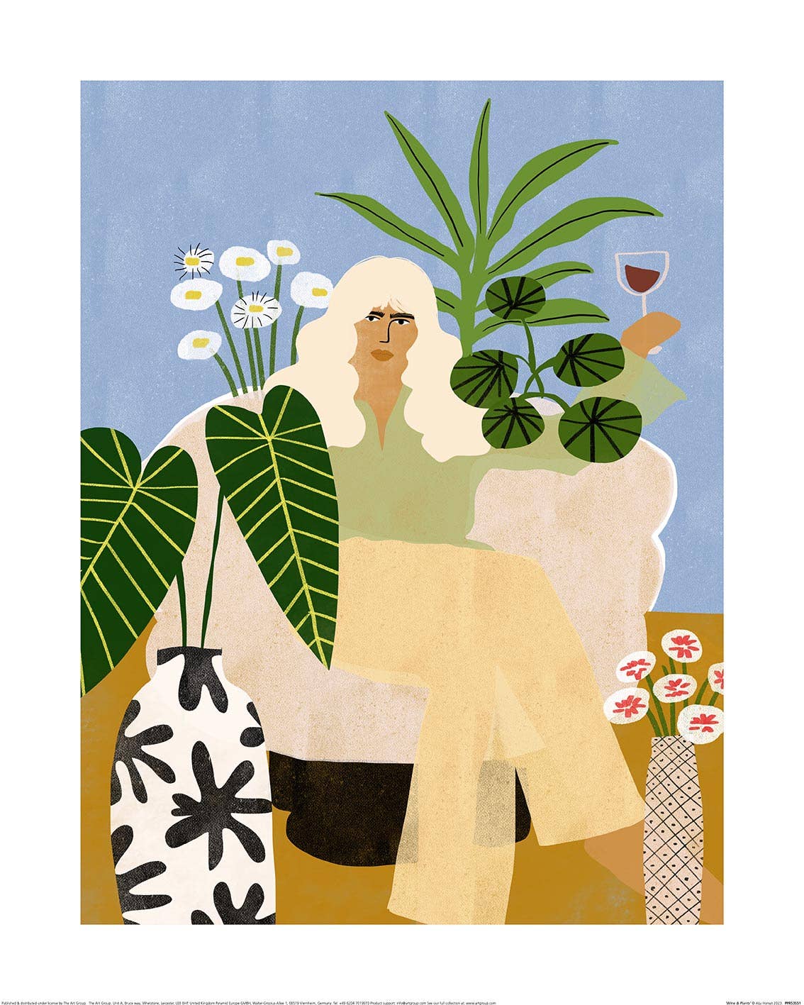 The Art Group - Wholesale Art Print - Alja Horvat (Wine & Plants) Art Print0