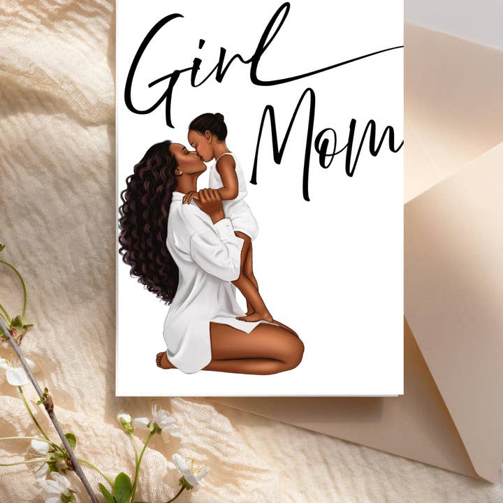 Fille Maman pour la vente par Mint Greetings Inc.