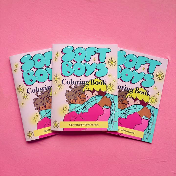 SoftBoysClub - Wholesale Coloring & Activity Book - Adult - Soft Boys, Trans-Masculine Coloring Book (Digital Download)