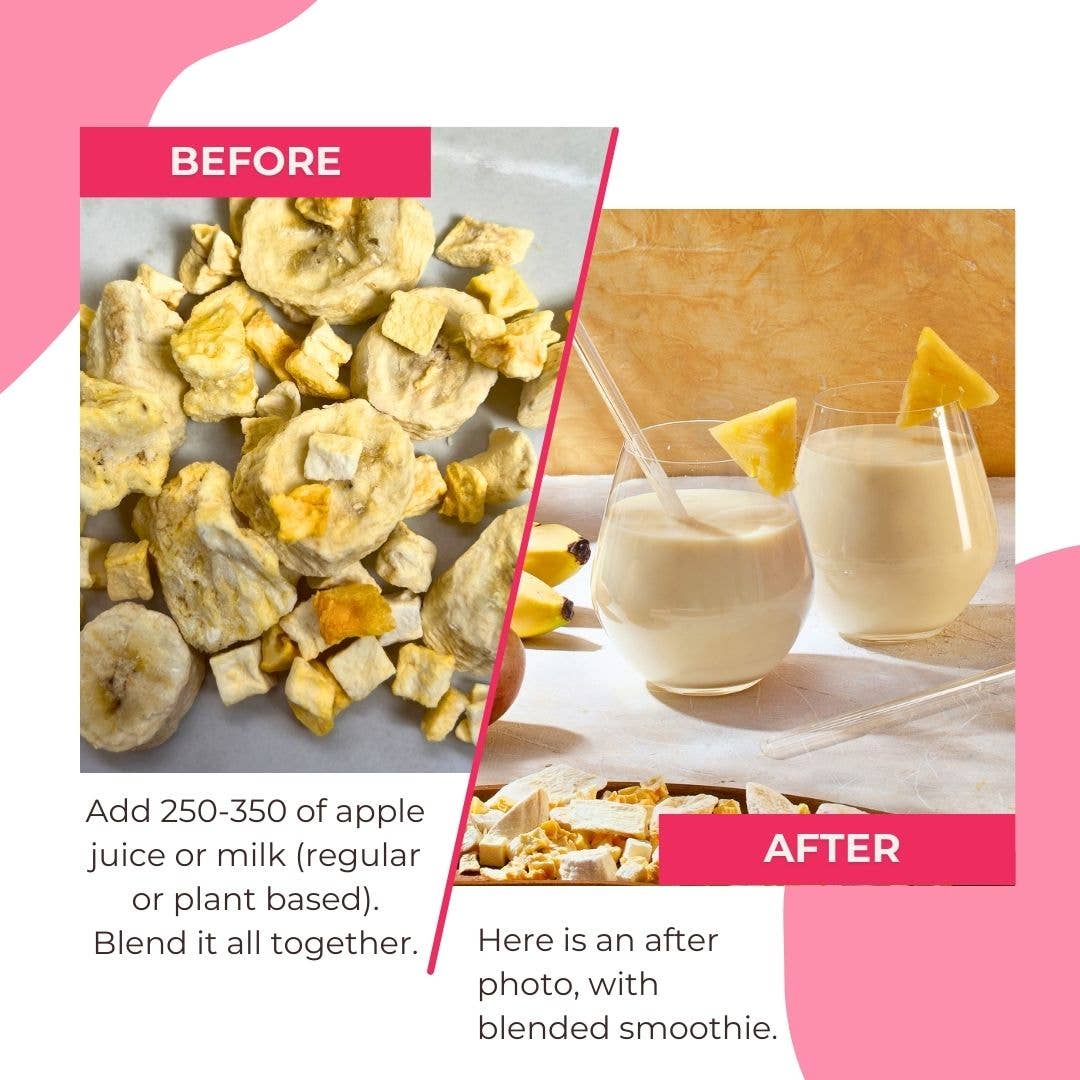 NutriBoom - Wholesale Powdered Health Drink - Freeze Dried Smoothie Mix Tropical - ready to blend1