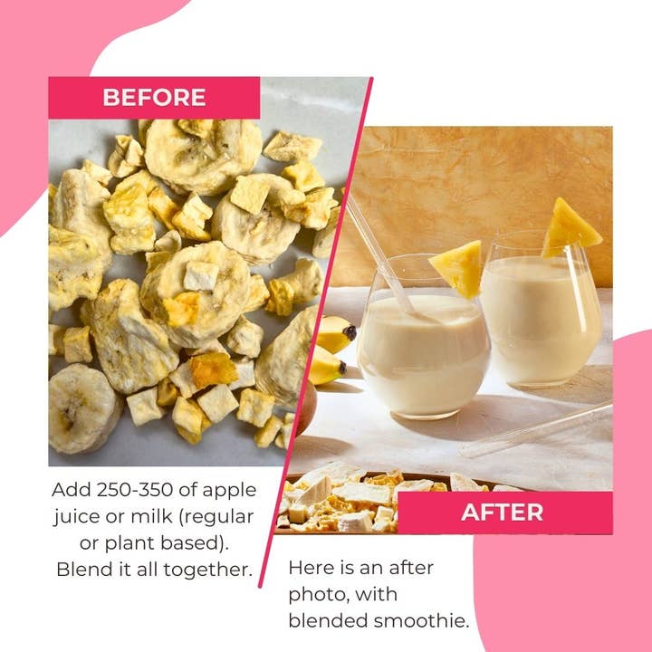 NutriBoom - Wholesale Powdered health drink - Freeze Dried Smoothie Mix Tropical - ready to blend1