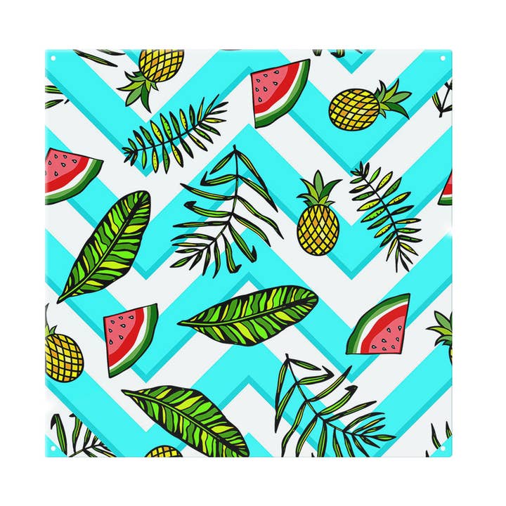 Pineapple & Watermelon Splash Back for wholesale by Benjamin Tate Design