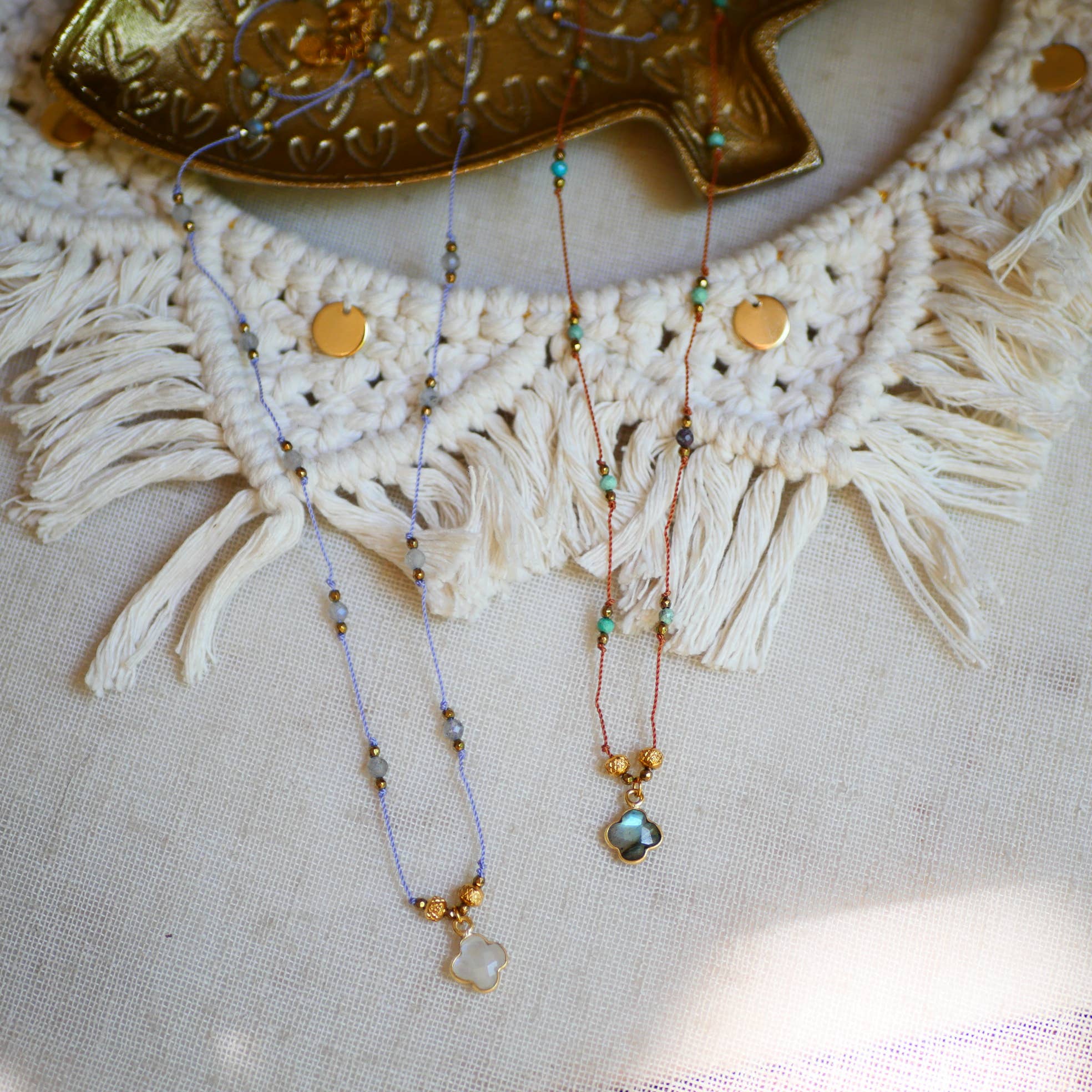 GINANDGER – Engroshandel Halskæde med vedhæng – UBIKA HALSKÆDE MED VALG AF FARVE OG STEN4