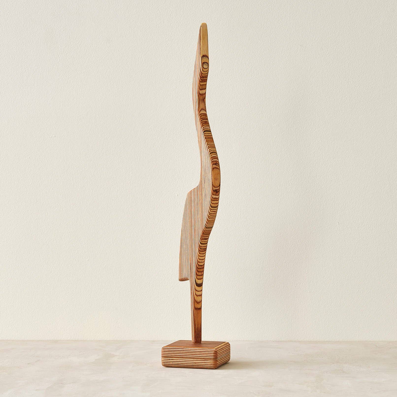 Relic Modern™ | Furniture & Objects - Wholesale Sculpture - Modern Minimalist Walnut and Baltic Birch Heron Sculptures9