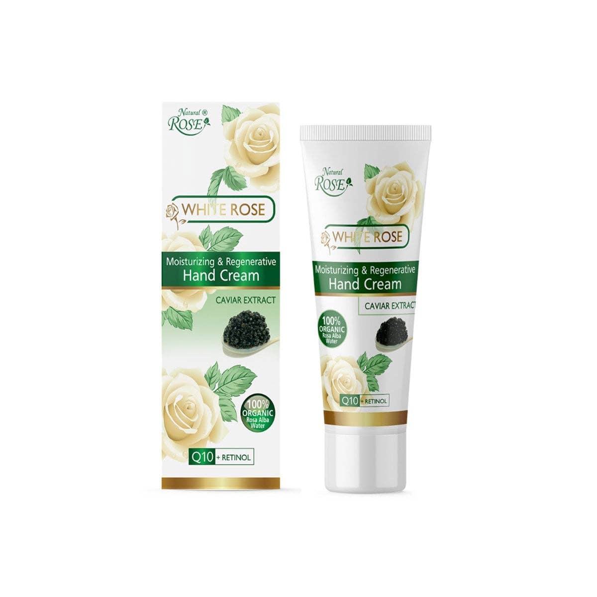 Sevan Roses – Creme/loção para as mãos por atacado – Creme para as mãos de rosa branca e caviar preto0