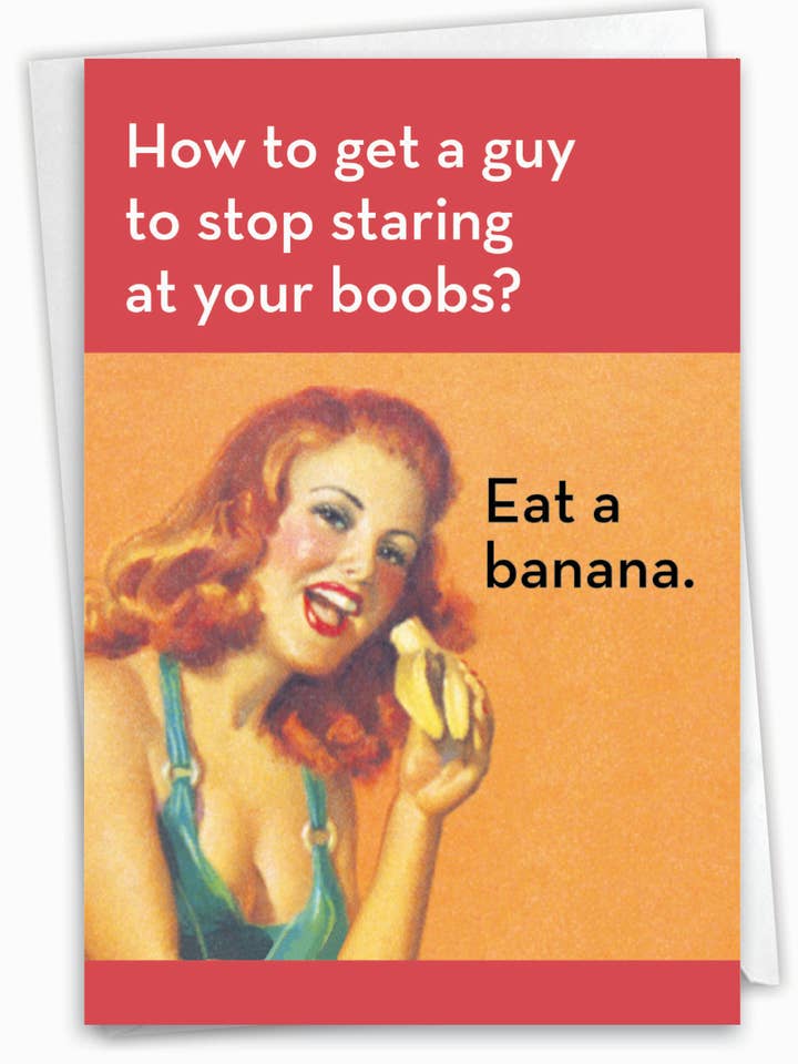 Carte d'anniversaire - Eat A Banana pour la vente par NobleWorks