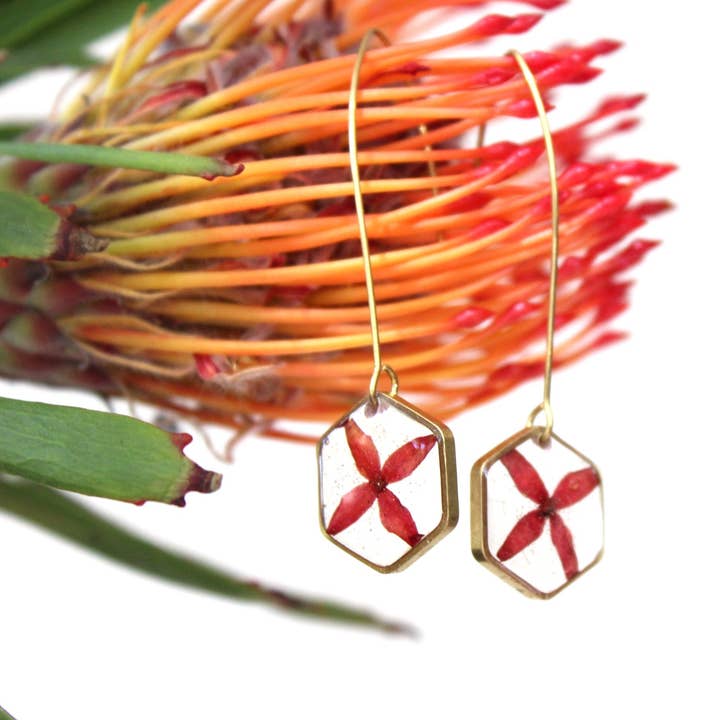 Malteserkreuzblume Ohrringe für den Großhandel von Wild Poppy