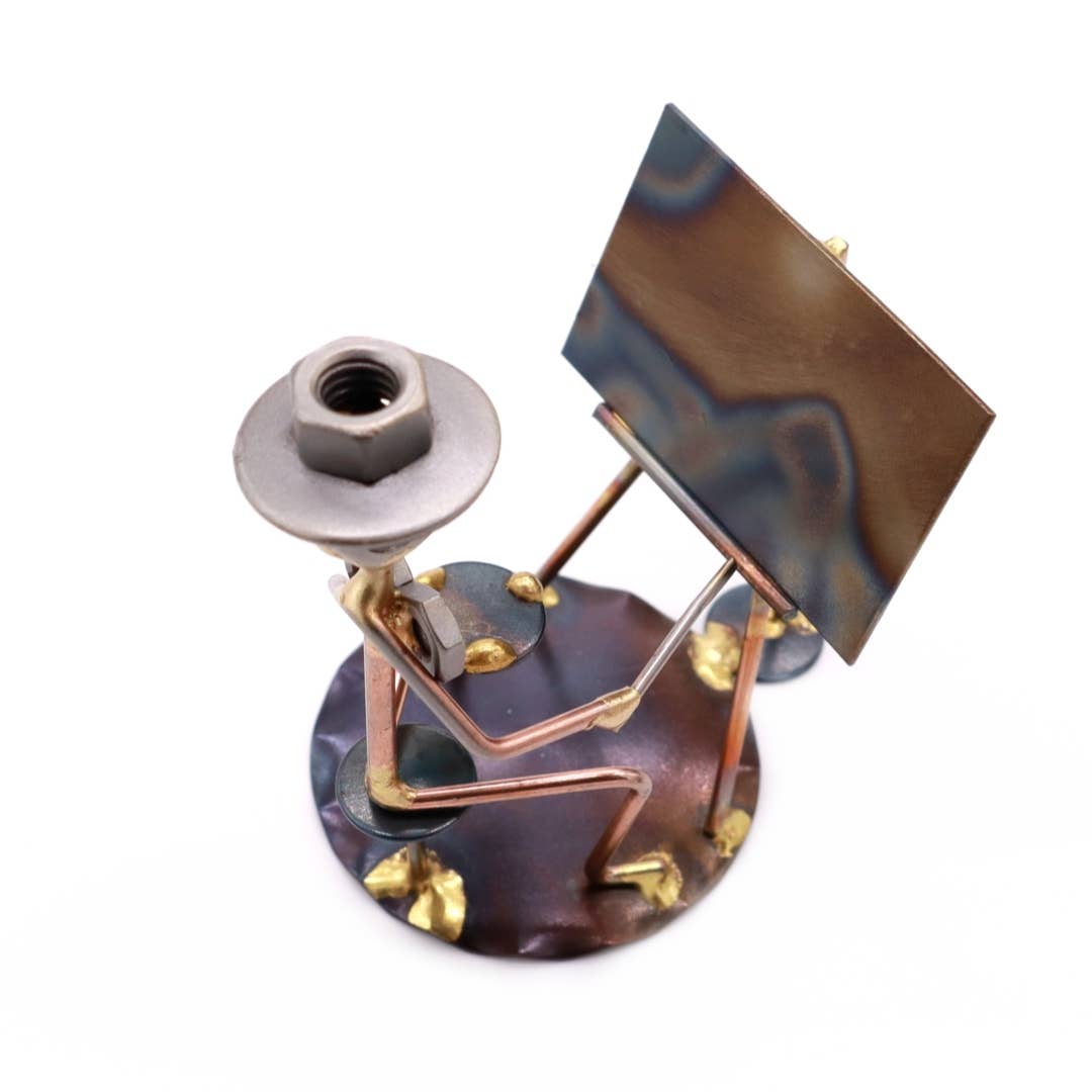 Rock Creek Metal Craft - Wholesale Decorative Figurine - Artist Lady2