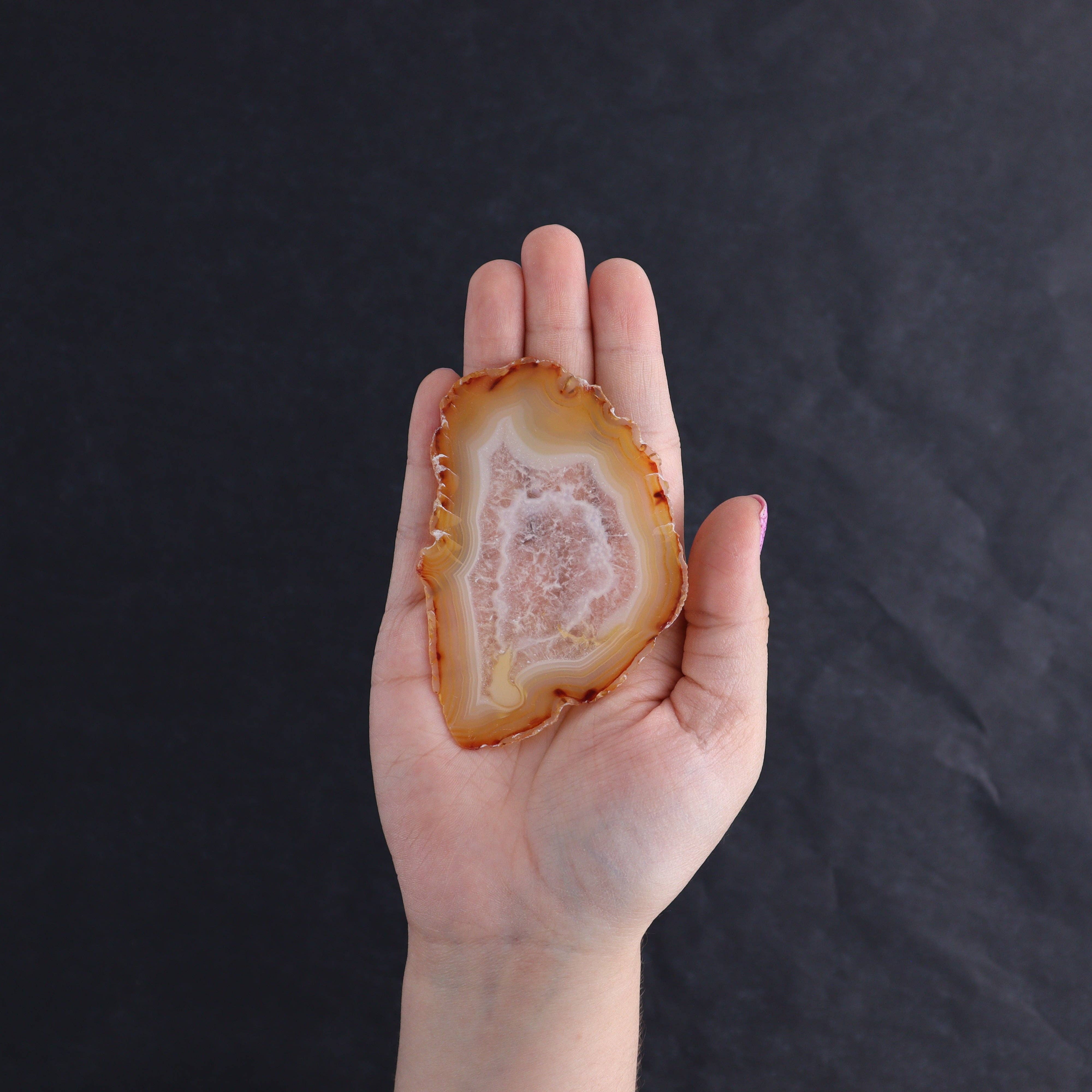 Mi Esperanza Minerals – wholesale Spiritual stone/crystal – Iris Agate Slices Set of 68