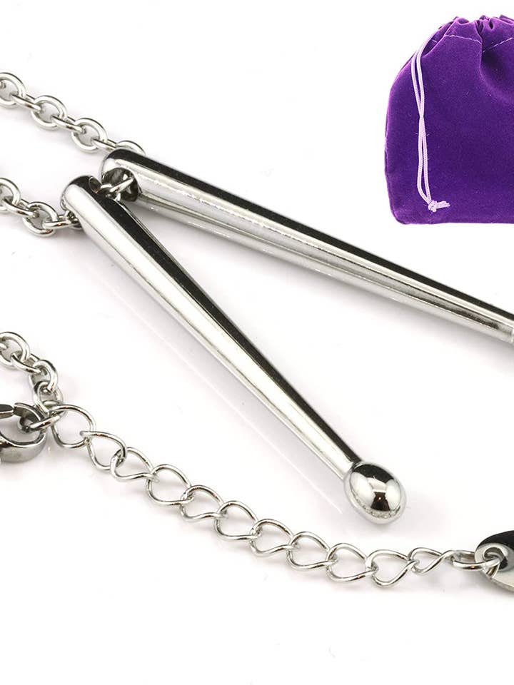 Drumstick ketting voor heren | Drummer Gifts Dames roestvrij staal hanger ketting Charm Sieraden voor wholesale door Dave The Bunny