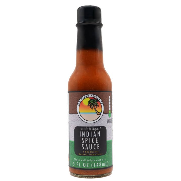 Molho Indian Spice - Sabores Indianos Autênticos em Garrafa por atacado de San Diego Pepper Company