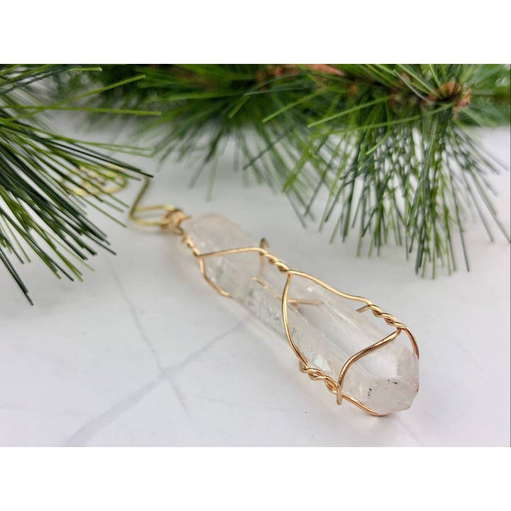 WonderLight Jewelry – Conjunto de ornamentos por atacado – Conjunto de Ornamento de Cristal 1pcs/4pcs - Quartzo Transparente/Clarity3