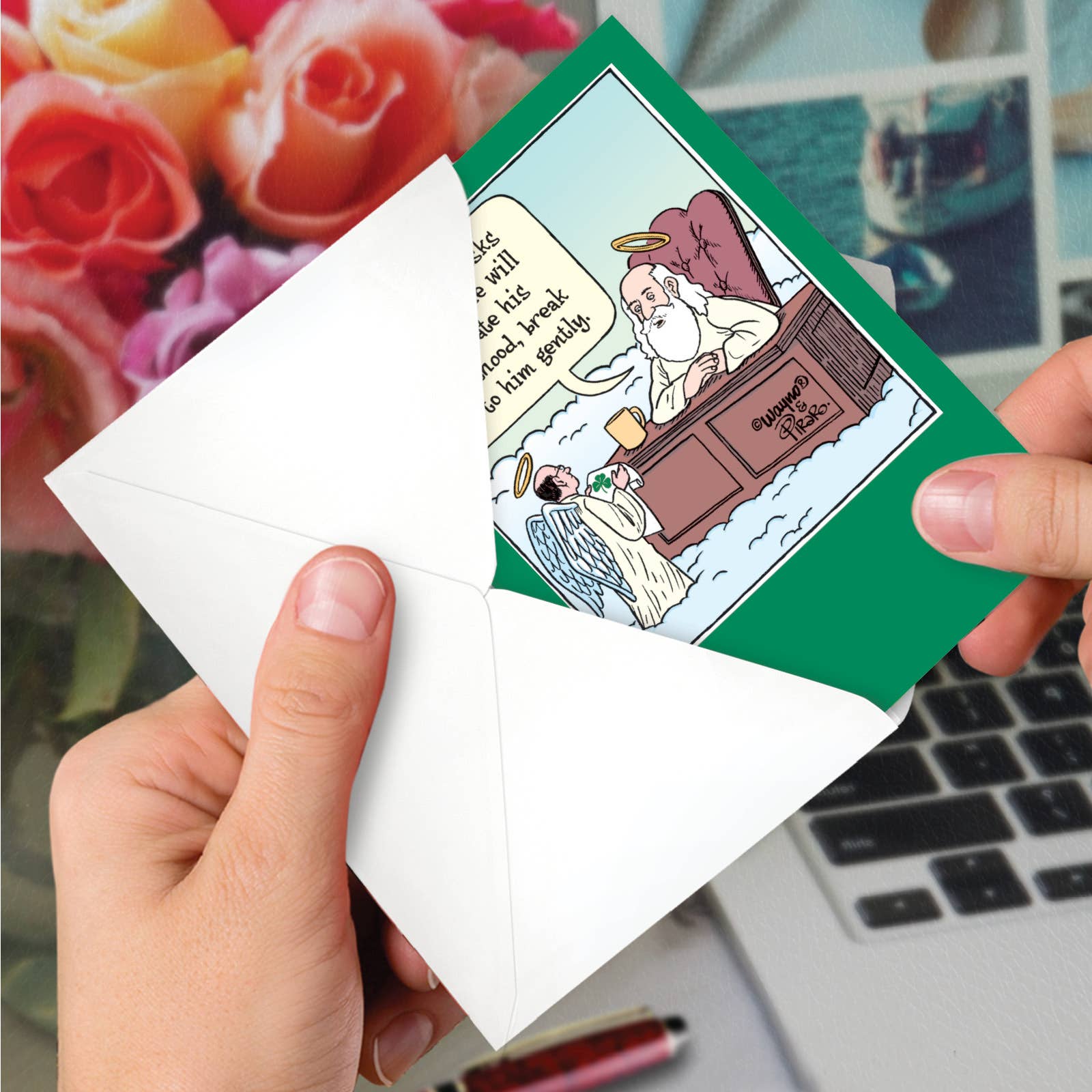 NobleWorks - Wholesale St. Patrick's Day Card - 1 Funny St. Patrick's Day Card - Saint Patrick - NobleWorks3