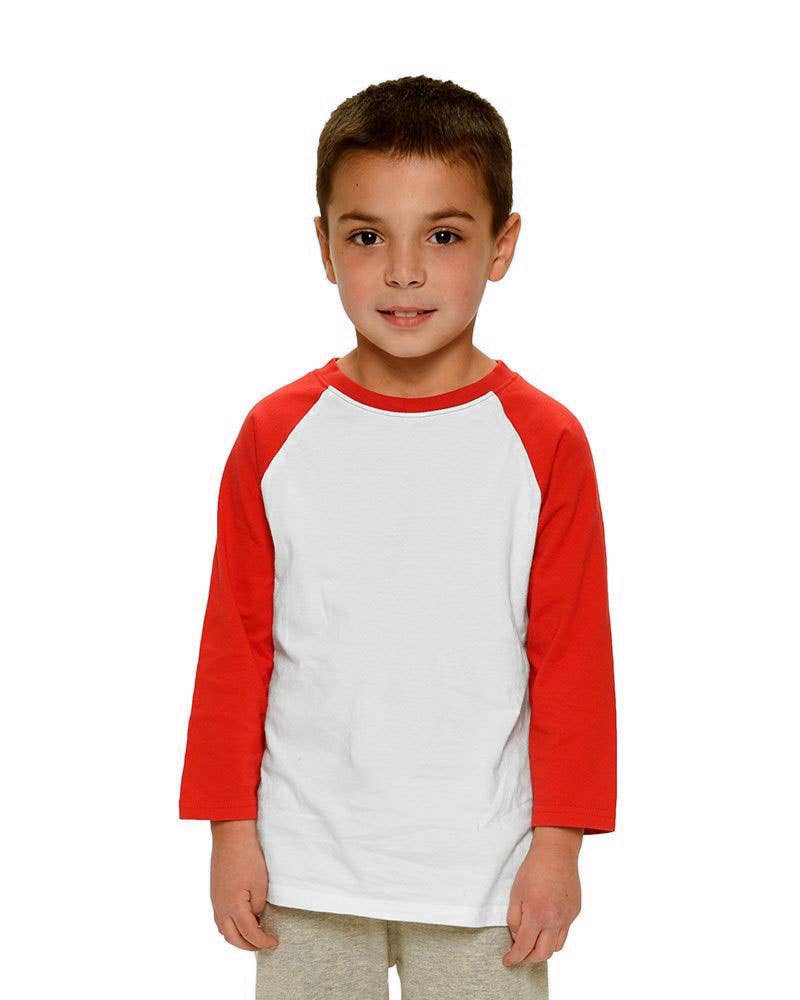 MONAG - Wholesale T-Shirt - Kids - Infant & Toddler Cotton Unisex Raglan Baseball T-Shirt0