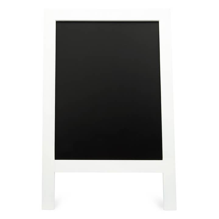 Weddingstar Inc. - Wholesale Chalkboard - Framed Rectangular Chalkboard Easel Sign - White