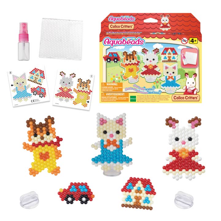 Epoch Everlasting Play - Wholesale DIY Craft Kit - Kids - Aquabeads Calico Critters Character Set, Arts & Crafts Kit