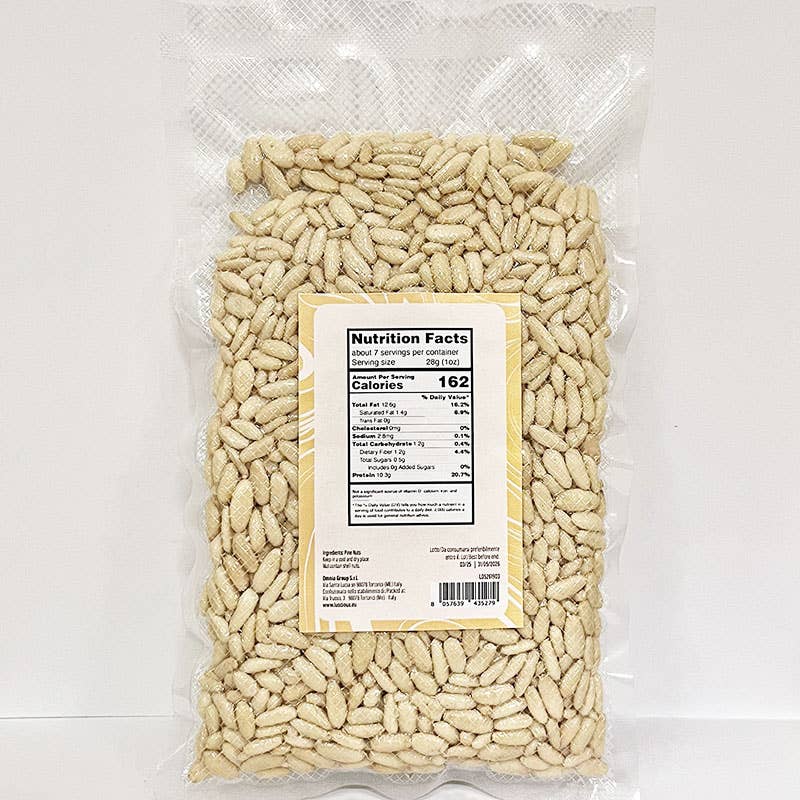 LUSCIOUX - OMNIA GROUP SRL – wholesale Nötter – First Choice pinjenötter från Italien vakuumförpackade 200 g1