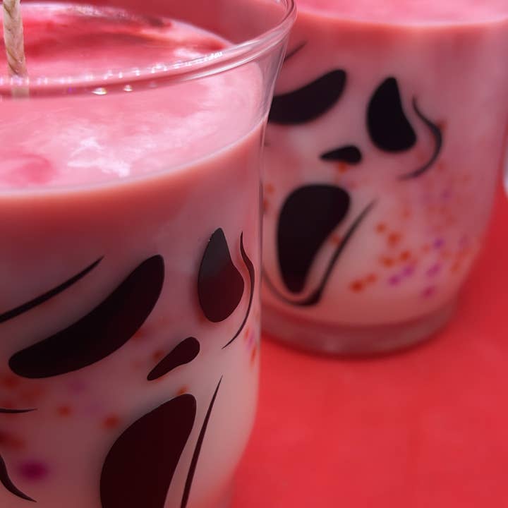 WaterBruja - Wholesale Jar/Filled Candle - Ghostface Candle, Horror Candle, Scream Candle, Character1