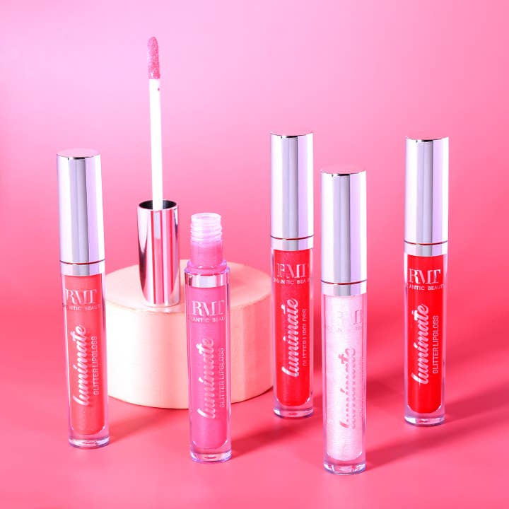 Diacly - Wholesale Lip Gloss - 24 PC Luminate Shimmer Lip Gloss RED Tones