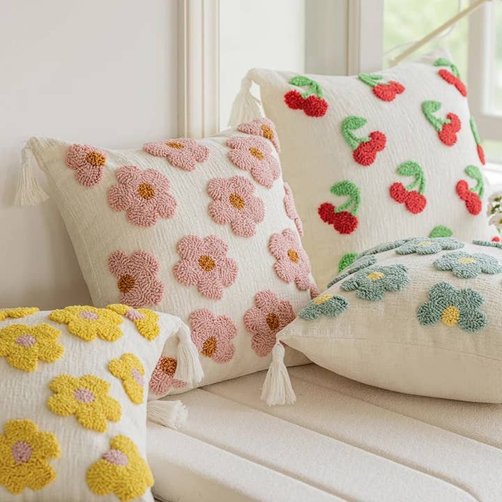 Delmar Decor - Wholesale Throw Pillow Cover - Tufted Spring Pillows 6