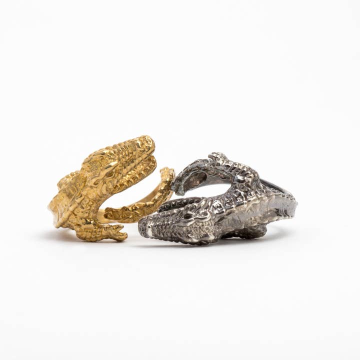 Saint Claude - Wholesale Cocktail/Statement Ring - Gator Ring