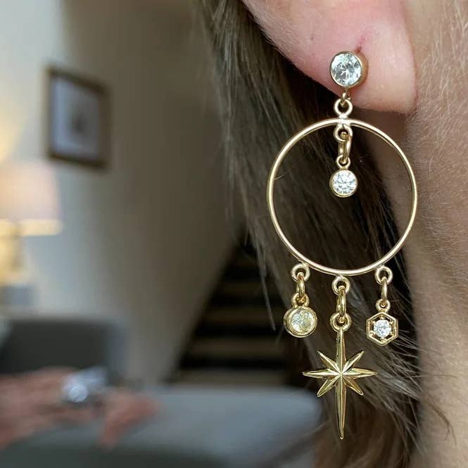 CZ POST HOOP & NORTH STAR MED ACCENTER for engroshandel hos Rachel Nathan