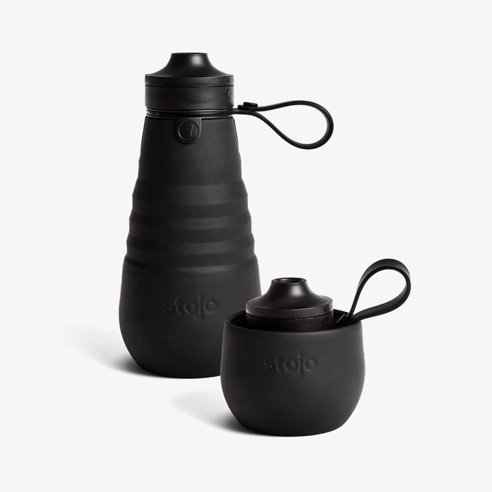 Stojo - Wholesale Water Bottle - 20oz | 592mL Collapsible Sports Bottle - Expanded Packaging3
