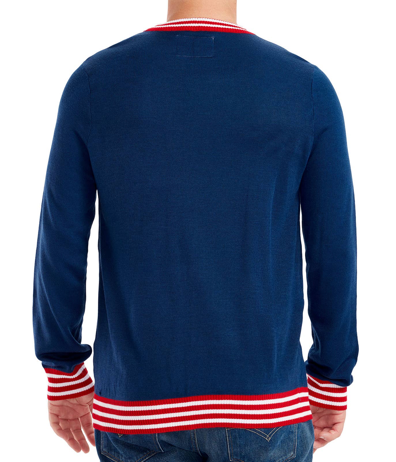 Tipsy Elves – Großhandel Strickpullover – Herren – Boote & Ho Ho Hos Pullover - Lustiger Weihnachtspullover für Herren2